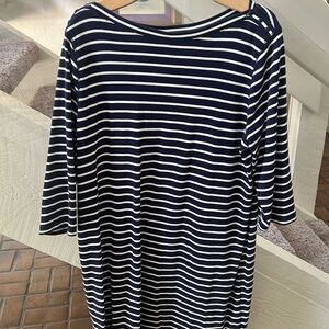 Ralph Lauren Jeans Co cotton striped dress 2X